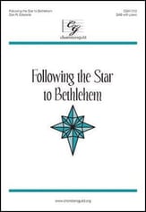 Following the Star to Bethlehem SAB choral sheet music cover